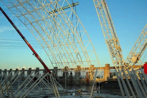 江门大门网架工程